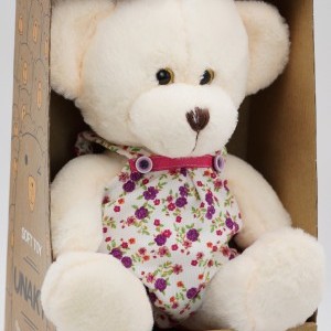 Мягкая игрушка в средней коробке Медведь Аха Великолепный малый
